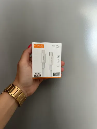 Cabo Para iPhone Turbo 30W Tipo-C Para Lightning CB-50 A'Gold