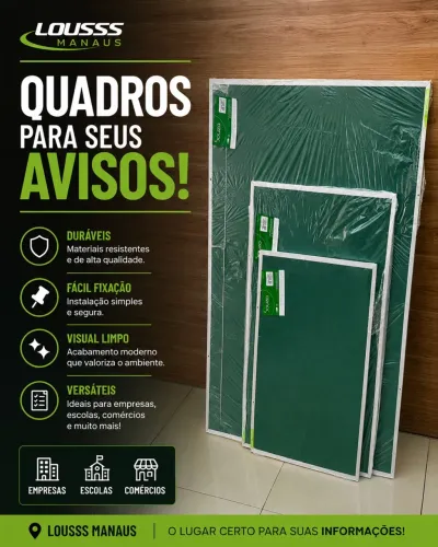Quadro em feltro para seus avisos