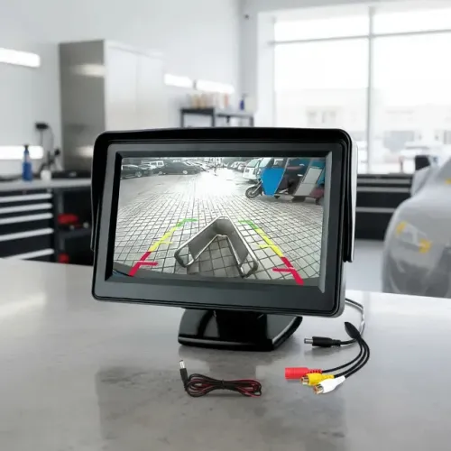 Tela Monitor Veicular LCD 4.3? para Câmera de Ré Carro - PROMOÇÃO