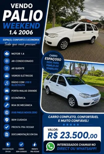 Fiat Palio Weekend ELX 1.4 MPI Fire Flex 8V 2006
