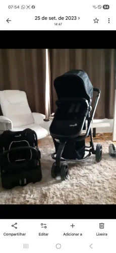 Carrinho de bebê safety mobi Moisés e bebê conforto entrego e aceito cartão 12xvezes