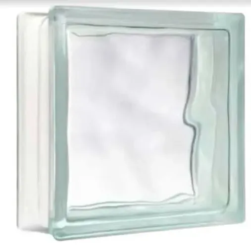 Bloco de vidro transparente