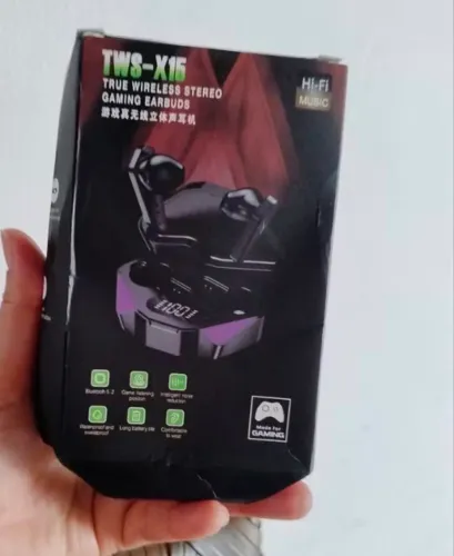 Fone gamer com bluetooth com bateria de longa durabilidade 
