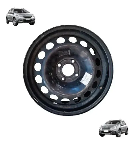Roda Aro 16 Ferro Peugeot 2008 C4 Cactus 2019 A 2024 1