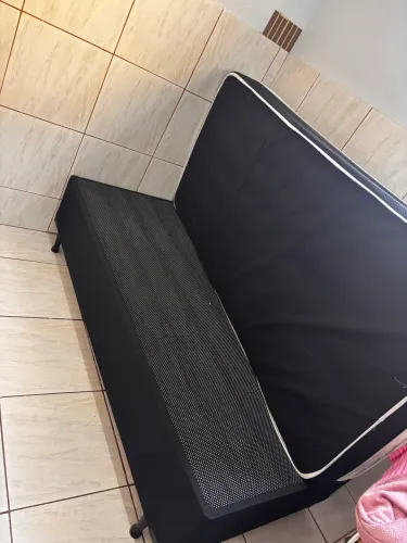 Colchão e box solteiro 