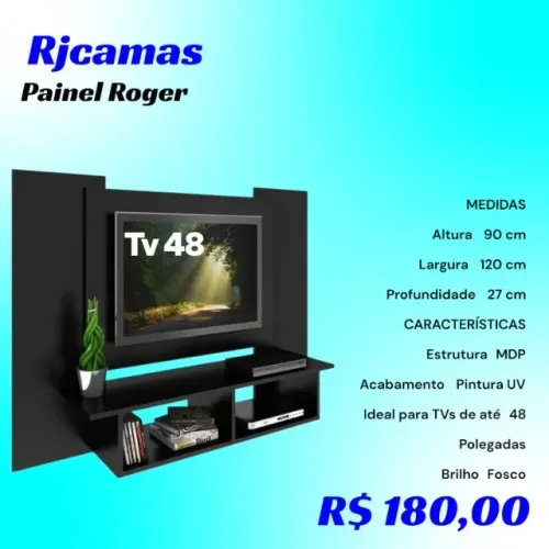 Painel para tv até 48 polegadas