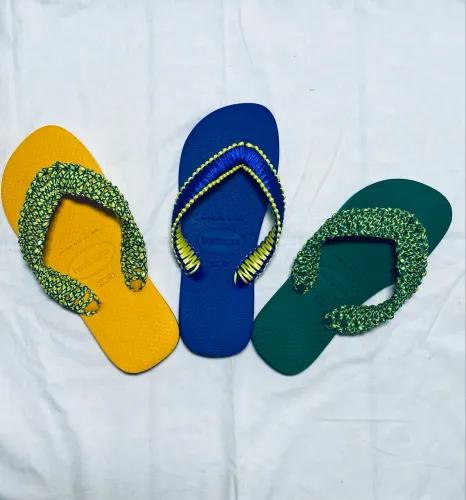 Sandália personalizada - copa - Brasil 