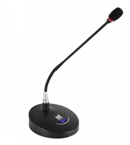 Microfone Gooseneck TSI MMF-302 Condensador Cardioide haste de 41 cm cor preto