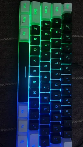 TECLADO SEMI MECÂNICO 60%(BARATO PRA SAIR LOGO)