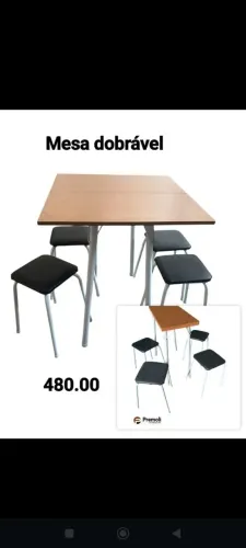 Mesa dobrável 