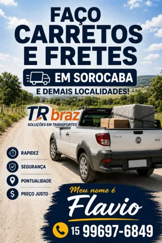 ? FAÇO CARRETOS E FRETES EM SOROCABA E REGIÃO! ?
