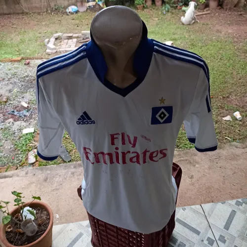 camisa do Hamburgo van der vart