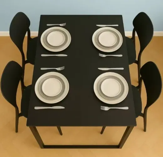 Mesa 4 cadeiras nova