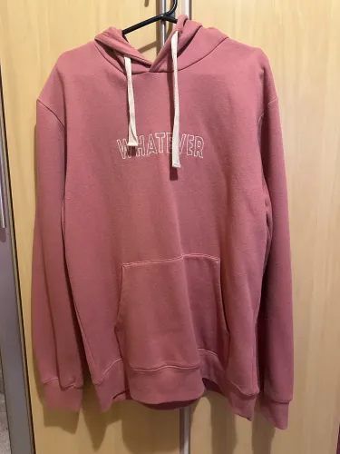Moletom rosa com duplo forro feminino M