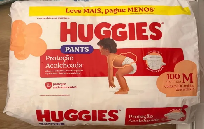 Fralda Huggies 100 unidades