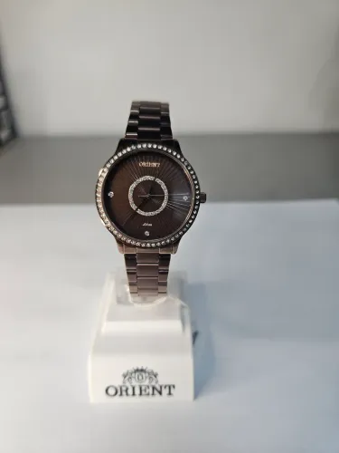 Relógio Quartz Aço Marrom Orient