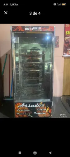 Assado de frangos brasgrill br55 frango 