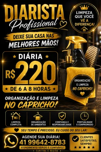 Diarista Ana karol (chamar no whats *).