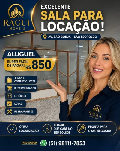 Ótima sala para você que busca, localização e preço!