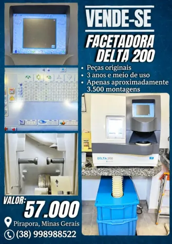 FACETADORA DELTA 200 SEMI NOVA - CONDIÇÃO ÚNICA:
