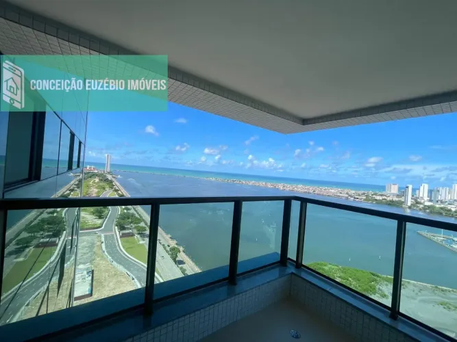 Mirante do Cais, unidade de 268m², melhor terminação, andar muito alto.