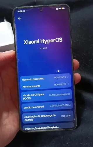 Vendo Poco X6 novo 