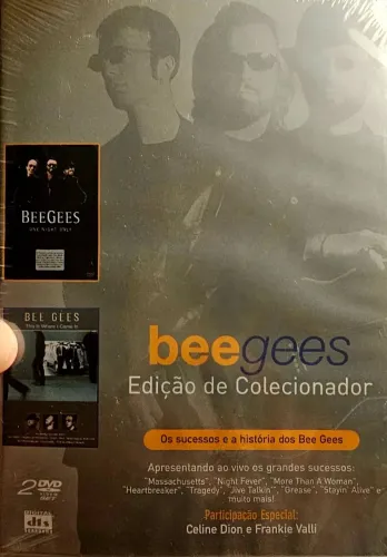 DVD DUPLO BEE GEES Edição de Colecionador. Os grandes sucessos de sua carreira. NOVO