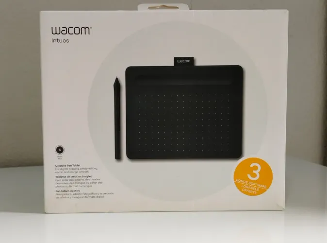 Mesa Digitalizadora Wacom Intuos Média, Bluetooth, preta 