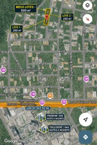 Vendo 2 Terrenos 500m2 em Salinas no Valle do Sal