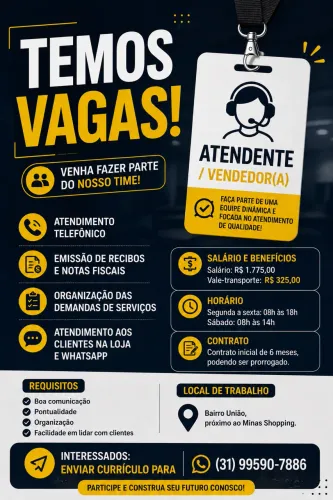 Atendente/ Vendedora