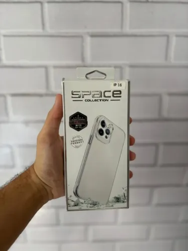 Case SPACE Acrílico para iPhones 16 / 16e / 16 Pro e Pro Max