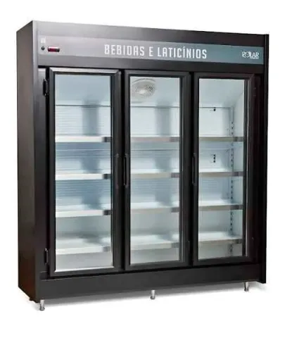 EXPOSITOR REFRIGERADO 3 PORTAS - POLAR - NOVO