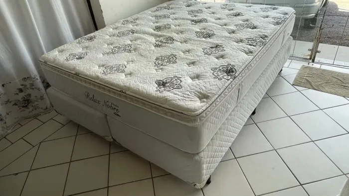 Cama box queen estado de nova 