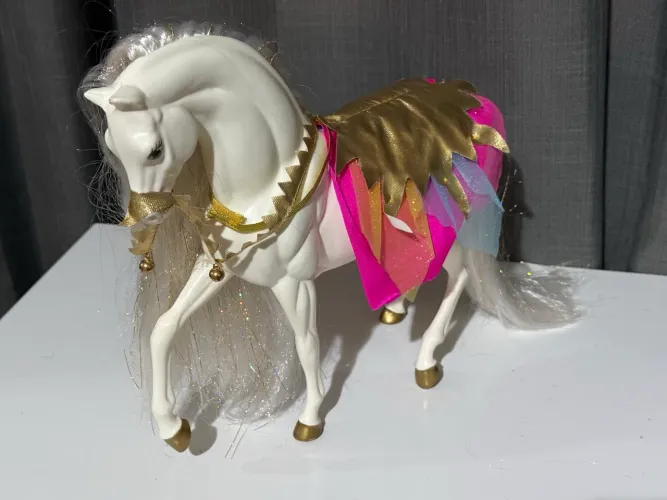 Boneco Cavalo Aquiles do Phoebus (O Corcunda de Notre Dame) original Mattel Disney 