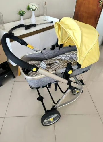 Carrinho de bebê Travel System Safety 1st Mobi + Bebê Conforto + Base ISOFIX