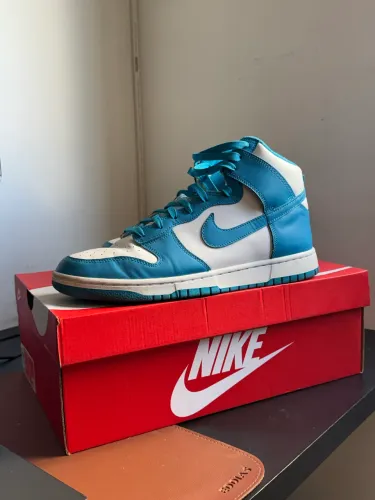 Nike Dunk High Retro Laser Blue Original - Tam. 44 BR / 46 EUR