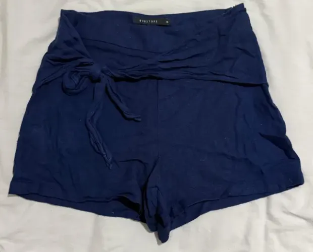 Short azul "Bobstore"