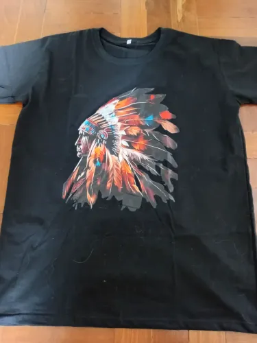 Camiseta Preta Algodão Nova
