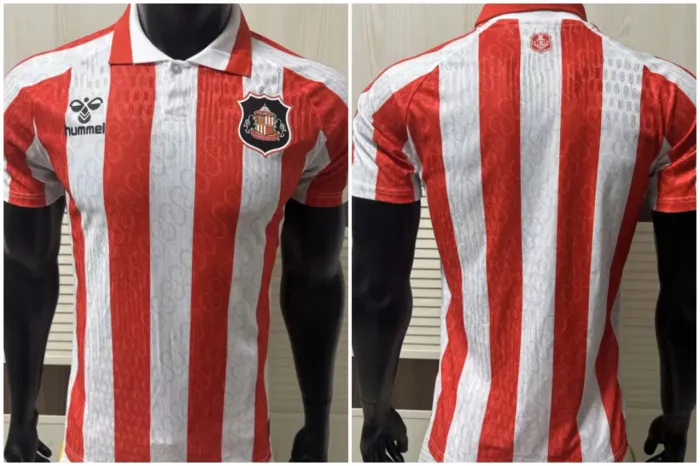 Camisa Sunderland Hummel 2026 / 2027 Xhaka Meunier Diarra Home P.V