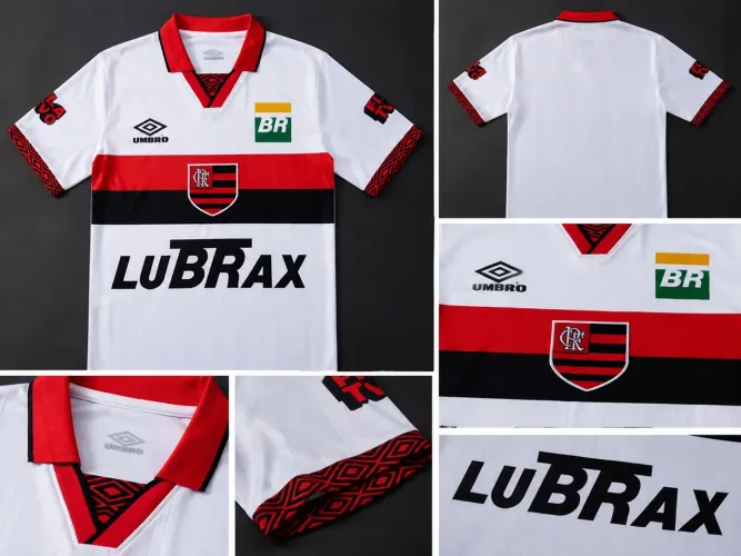 Camisa Retrô Flamengo II 1995.