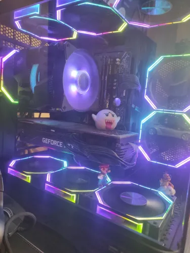 CPU Gamer Monstro, Aorus B550 Elite, Ryzen 7 5700x,32 GB Ram DDR4, RTX 3080,2 TB SSD