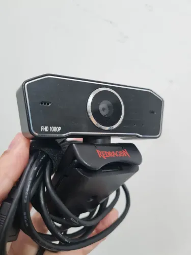 Webcam redragon 1080p funcionando perfeito 