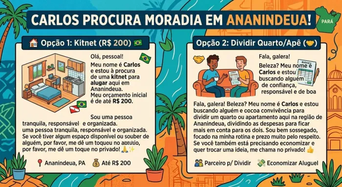 Estou a procura de um kit net ou parceria pra dividir 
