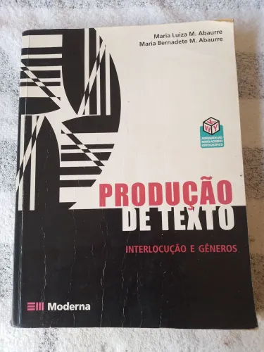 Livro de Produção de texto (Interlocução e gêneros) usado em ótimas condições 
