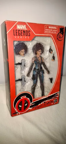 Marvel legends dominó deadpool 2 nova, original e na caixa 