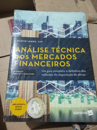 Livro Análise Técnica dos mercados financeiros  de Flávio Lemos- novo 35,00
