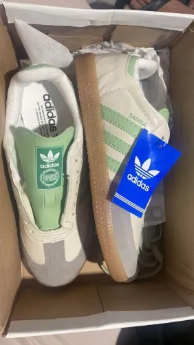 Tênis samba adidas verde tamanho 38