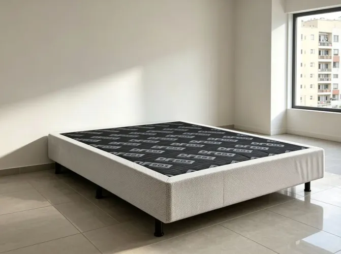 Cama Box base casal em LINHO.Entrego 