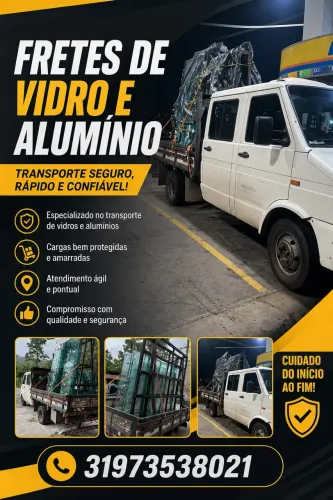 Fretes vidros e alumínios 