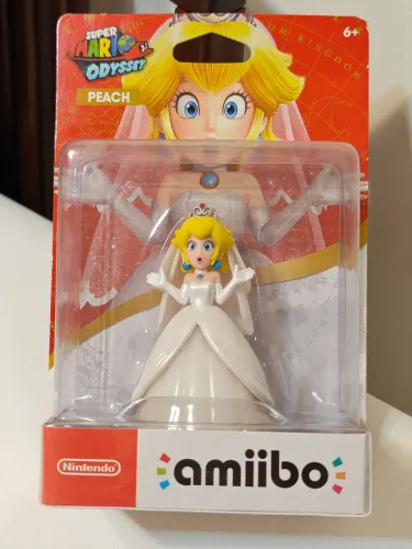 Amiibo Peach Super Mario Odyssey Nintendo Lacrado 